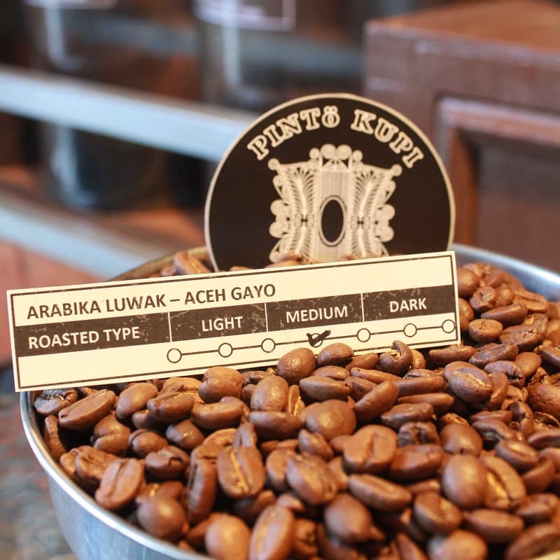 Arabika Aceh Gayo Luwak — kopi sangrai Pinto
